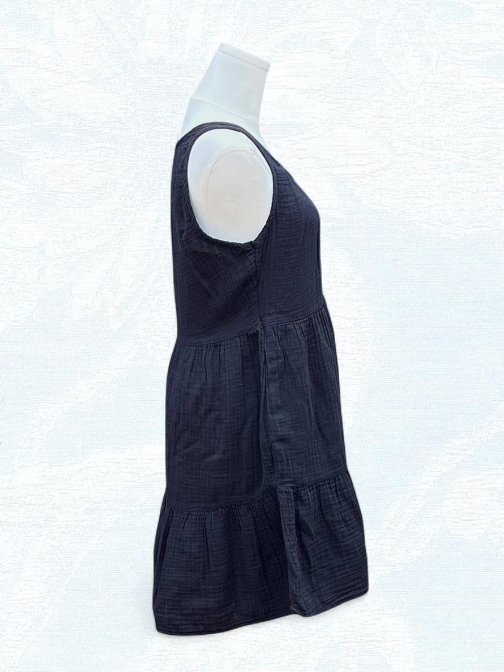 Universal Thread Black Tiered Ruffle Dress - Picture 4 of 6